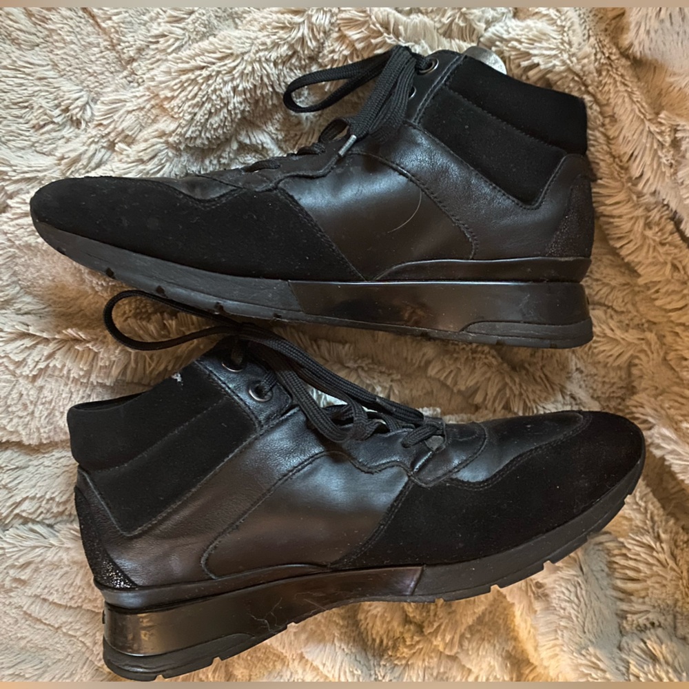 Geox Sz 41 / 10.5 Mixed Media Tall Sneakers 👟